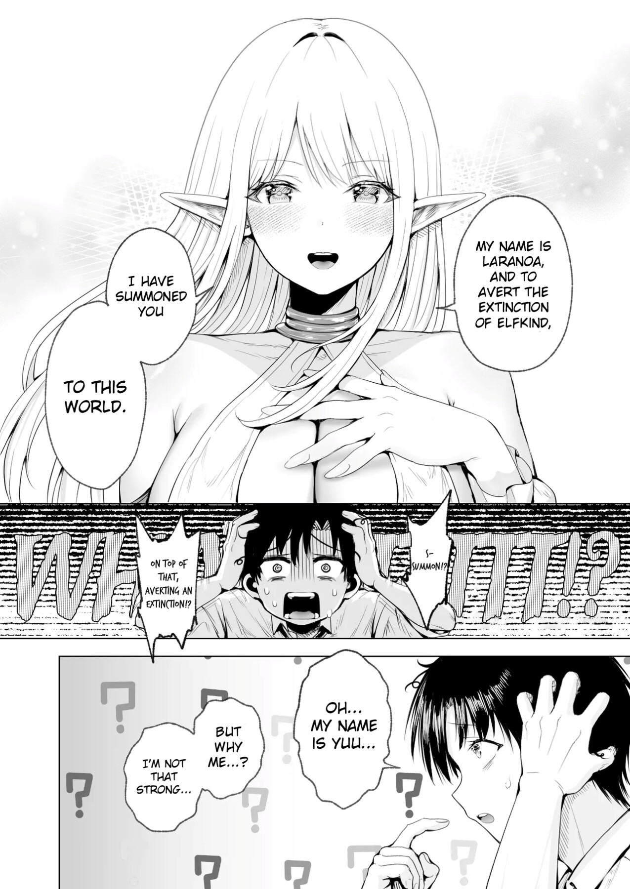 Hentai Manga Comic-Summoned to Another World as a Breeder (Savior), I Get Spoiled and Have Non-Stop Sex with my Elf Mommy-Read-9